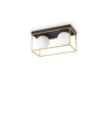 Ideal lux ® Плафон | LINGOTTO PL2 OTTONE | E14 max 2 x 28W | IP20 - 198149 - Цена | LEDs4economy
