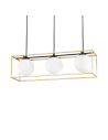 Ideal lux ® Пендел | LINGOTTO SP3 OTTONE | E14 max 3 x 28W | IP20 - 198125 - Цена | LEDs4economy
