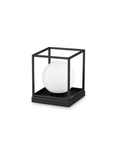 Ideal lux ® Настолна лампа | LINGOTTO TL1 BIG NERO | E14 max 1 x 28W | IP20 - 327877 - Цена | LEDs4economy