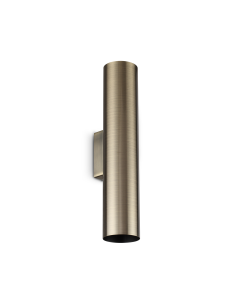 Ideal lux ® Аплик | LOOK AP2 ROUND D60 H300 BRUNITO | GU10 max2 x 28W | IP20 - 370071 - Цена | LEDs4economy