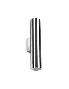 Ideal lux ® Аплик | LOOK AP2 ROUND D60 H300 CROMO | GU10 max2 x 28W | IP20 - 352961 - Цена | LEDs4economy