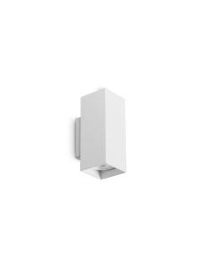 Ideal lux ® Аплик | LOOK AP2 SQUARE D60 H150 BIANCO | GU10 max2 x 28W | IP20 - 370194 - Цена | LEDs4economy