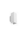 Ideal lux ® Аплик | LOOK AP2 SQUARE D60 H150 BIANCO | GU10 max2 x 28W | IP20 - 370194 - Цена | LEDs4economy