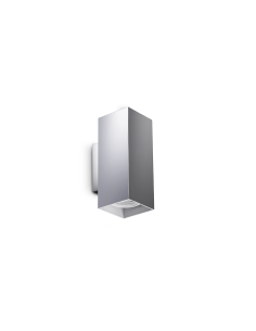 Ideal lux ® Аплик | LOOK AP2 SQUARE D60 H150 CROMO | GU10 max2 x 28W | IP20 - 370255 - Цена | LEDs4economy