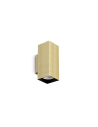 Ideal lux ® Аплик | LOOK AP2 SQUARE D60 H150 OTTONE | GU10 max2 x 28W | IP20 - 370293 - Цена | LEDs4economy