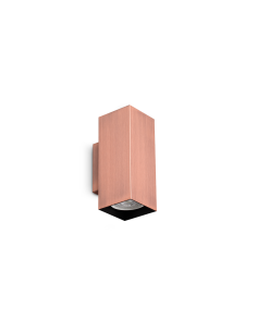 Ideal lux ® Аплик | LOOK AP2 SQUARE D60 H150 RAME | GU10 max2 x 28W | IP20 - 370354 - Цена | LEDs4economy
