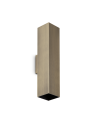 Ideal lux ® Аплик | LOOK AP2 SQUARE D60 H300 BRUNITO | GU10 max2 x 28W | IP20 - 370392 - Цена | LEDs4economy