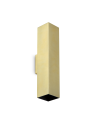Ideal lux ® Аплик | LOOK AP2 SQUARE D60 H300 OTTONE | GU10 max2 x 28W | IP20 - 370439 - Цена | LEDs4economy