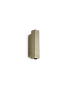 Ideal lux ® Аплик | LOOK LED AP2 SQUARE D30 H150 ON-OFF OTTONE 3000K | 9W | IP20 - 370712 - Цена | LEDs4economy