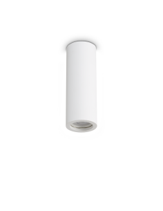 Ideal lux ® Спот | LOOK PL1 ROUND D70 H200 GESSO | GU10 max1 x 28W | IP20 - 355740 - Цена | LEDs4economy