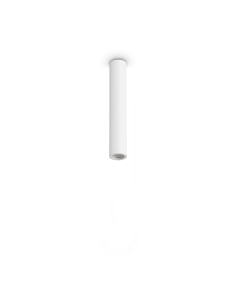Ideal lux ® Спот | LOOK PL1 ROUND D70 H400 GESSO | GU10 max1 x 28W | IP20 - 371436 - Цена | LEDs4economy