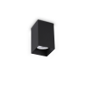Ideal lux ® Спот | LOOK PL1 SQUARE D60 H100 NERO | GU10 max1 x 28W | IP20 - 353845 - Цена | LEDs4economy