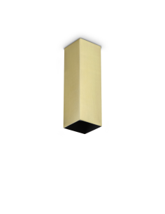 Ideal lux ® Спот | LOOK PL1 SQUARE D60 H200 OTTONE | GU10 max1 x 28W | IP20 - 371504 - Цена | LEDs4economy