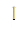 Ideal lux ® Спот | LOOK PL1 SQUARE D60 H400 OTTONE | GU10 max1 x 28W | IP20 - 371511 - Цена | LEDs4economy