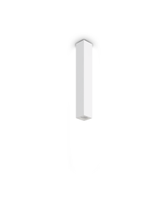 Ideal lux ® Спот | LOOK PL1 SQUARE D70 H400 GESSO | GU10 max1 x 28W | IP20 - 355771 - Цена | LEDs4economy
