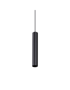 Ideal lux ® Пендел | LOOK SP1 ROUND D40 H250 NERO | GU10 max1 x 28W | IP20 - 371573 - Цена | LEDs4economy