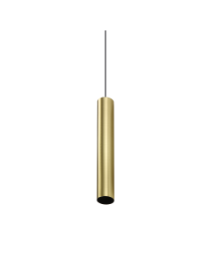 Ideal lux ® Пендел | LOOK SP1 ROUND D40 H250 OTTONE | GU10 max1 x 28W | IP20 - 371580 - Цена | LEDs4economy