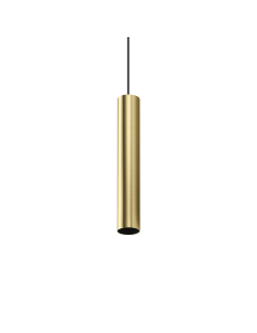 Ideal lux ® Пендел | LOOK SP1 ROUND D40 H400 OTTONE | GU10 max1 x 28W | IP20 - 371597 - Цена | LEDs4economy
