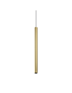 Ideal lux ® Пендел | LOOK SP1 ROUND D40 H700 OTTONE | GU10 max1 x 28W | IP20 - 366968 - Цена | LEDs4economy