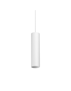 Ideal lux ® Пендел | LOOK SP1 ROUND D60 H250 BIANCO | GU10 max1 x 28W | IP20 - 371641 - Цена | LEDs4economy