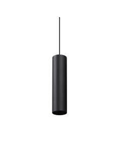 Ideal lux ® Пендел | LOOK SP1 ROUND D60 H250 NERO | GU10 max1 x 28W | IP20 - 352237 - Цена | LEDs4economy