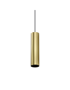 Ideal lux ® Пендел | LOOK SP1 ROUND D60 H250 OTTONE | GU10 max1 x 28W | IP20 - 371658 - Цена | LEDs4economy