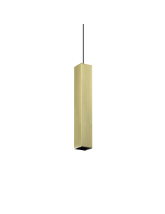 Ideal lux ® Пендел | LOOK SP1 SQUARE D60 H400 OTTONE | GU10 max1 x 28W | IP20 - 371702 - Цена | LEDs4economy