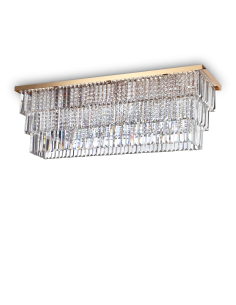 Ideal lux ® Плафон | MARTINEZ PL8 ORO | E14 max 8 x 40W | IP20 - 213569 - Цена | LEDs4economy