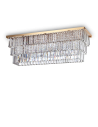 Ideal lux ® Плафон | MARTINEZ PL8 ORO | E14 max 8 x 40W | IP20 - 213569 - Цена | LEDs4economy