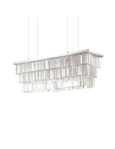 Ideal lux ® Полилей | MARTINEZ SP8 CROMO | E14 max 8 x 40W | IP20 - 166360 - Цена | LEDs4economy