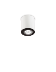 Ideal lux ® Спот | MOOD PL1 D09 ROUND BIANCO | GU10 max 1 x 28W | IP20 - 140841 - Цена | LEDs4economy