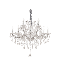 Ideal lux ® Полилей | NAPOLEON SP12 CROMO | E14 max 12 x 40W | IP20 - 167251 - Цена | LEDs4economy