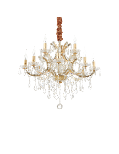 Ideal lux ® Полилей | NAPOLEON SP12 ORO | E14 max 12 x 40W | IP20 - 167404 - Цена | LEDs4economy