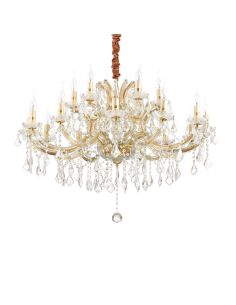 Ideal lux ® Полилей | NAPOLEON SP18 ORO | E14 max 18 x 40W | IP20 - 167411 - Цена | LEDs4economy