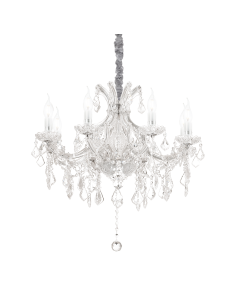 Ideal lux ® Полилей | NAPOLEON SP8 CROMO | E14 max 8 x 40W | IP20 - 167244 - Цена | LEDs4economy