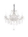 Ideal lux ® Полилей | NAPOLEON SP8 CROMO | E14 max 8 x 40W | IP20 - 167244 - Цена | LEDs4economy