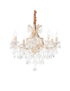 Ideal lux ® Полилей | NAPOLEON SP8 ORO | E14 max 8 x 40W | IP20 - 167398 - Цена | LEDs4economy
