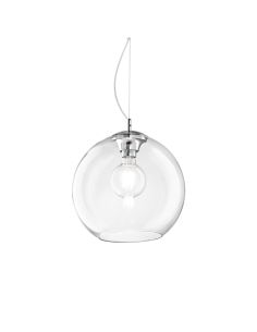 Ideal lux ® Пендел | NEMO SP1 D30 TRASPARENTE | E27 max 1 x 42W | IP20 - 052809 - Цена | LEDs4economy