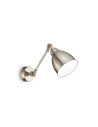 Ideal lux ® Аплик | NEWTON AP1 NICKEL | E27 max 1 x 42W | IP20 - 016399 - Цена | LEDs4economy