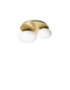 Ideal lux ® Плафон | NINFEA PL2 OTTONE | GX53 max 2 x 15W | IP20 - 293653 - Цена | LEDs4economy