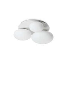 Ideal lux ® Плафон | NINFEA PL3 BIANCO | GX53 max 3 x 15W | IP20 - 306964 - Цена | LEDs4economy