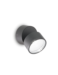 Ideal lux ® Аплик | OMEGA AP ROUND ANTRACITE 3000K | 7W | IP54 - 285450 - Цена | LEDs4economy