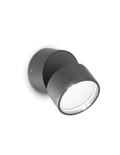 Ideal lux ® Аплик | OMEGA AP ROUND ANTRACITE 4000K | 7W | IP54 - 285467 - Цена | LEDs4economy