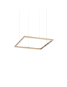 Ideal lux ® Пендел | ORACLE SLIM SP D050 SQUARE 3000K ON-OFF OT | 33W | IP20 - 370415 - Цена | LEDs4economy