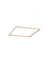Ideal lux ® Пендел | ORACLE SLIM SP D070 SQUARE 3000K ON-OFF OT | 44W | IP20 - 370484 - Цена | LEDs4economy