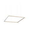 Ideal lux ® Пендел | ORACLE SLIM SP D090 SQUARE 3000K ON-OFF OT | 53W | IP20 - 370538 - Цена | LEDs4economy