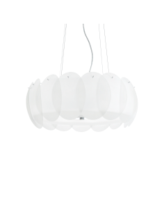 Ideal lux ® Полилей | OVALINO SP8 | E27 max 8 x 60W | IP20 - 090481 - Цена | LEDs4economy