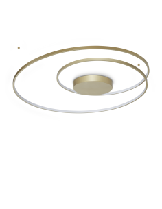 Ideal lux ® Плафон | OZ PL D100 ON-OFF OTTONE 3000K | 75W | IP20 - 365022 - Цена | LEDs4economy
