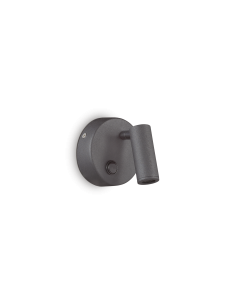 Ideal lux ® Аплик | PAGE AP ROUND NERO | LED 3W | IP20 - 142579 - Цена | LEDs4economy