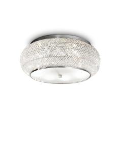Ideal lux ® Плафон | PASHA' PL10 CROMO | E14 max 10 x 40W | IP20 - 100746 - Цена | LEDs4economy